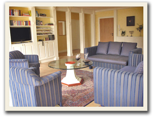 Wohnzimmer der Ferienwohnung